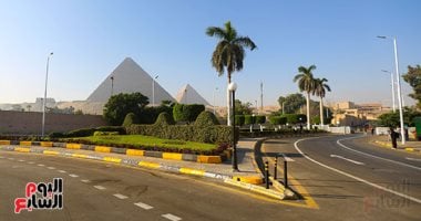 استعدوا للاكتشاف: مساحات خضراء ولإضاءات ساحرة تُزيّن محيط المتحف المصري الكبير قبل افتتاحه! — اكتشفوا الصور المبهرة!