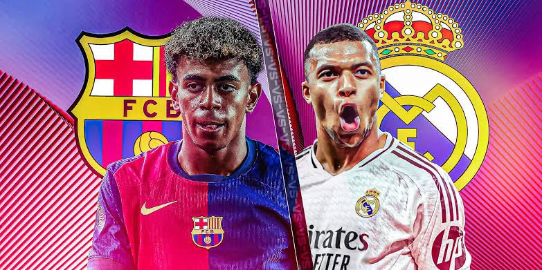 Real Madrid vs Barcelona… تشكيل مباراة برشلونة وريال مدريد  اليوم في الدوري في الليجا الإسبانية 2025 اليوم والقنوات المفتوحة الناقلة